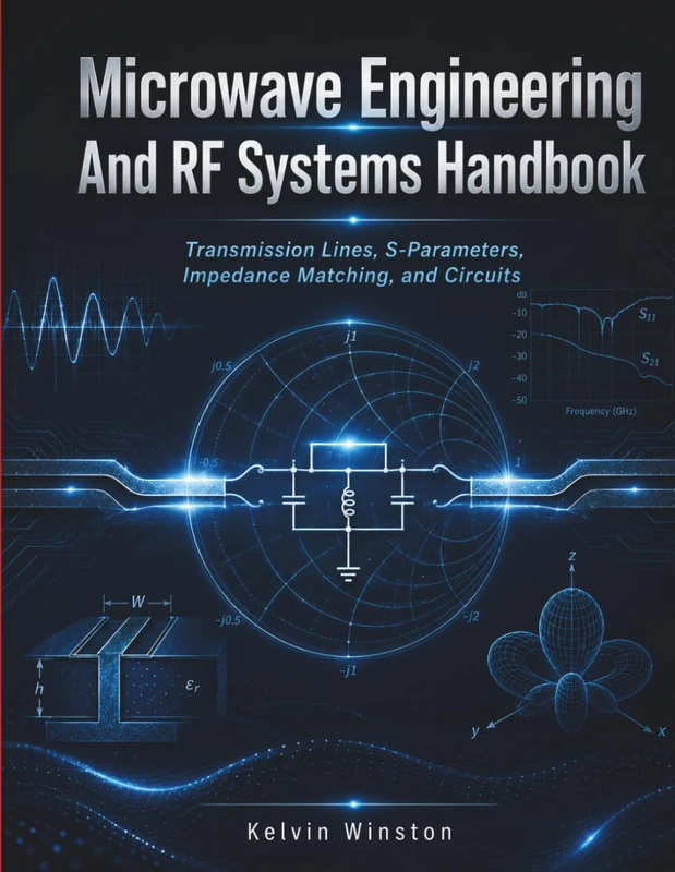 Microwave Engineering And RF Systems Handbook: Transmission Lines, S-Parameters, Impedance Matching, and Circuits