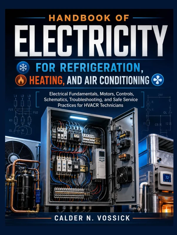 Handbook of Electricity for Refrigeration, Heating, and Air Conditioning: Electrical Fundamentals, Motors, Controls, Schematics, Troubleshooting, and Safe Service Practices for HVACR Technicians