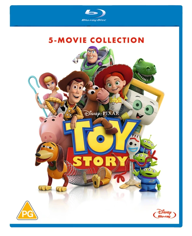 Disney Pixar's Toy Story - 5 Movie Collection BLU-RAY [Region Free]