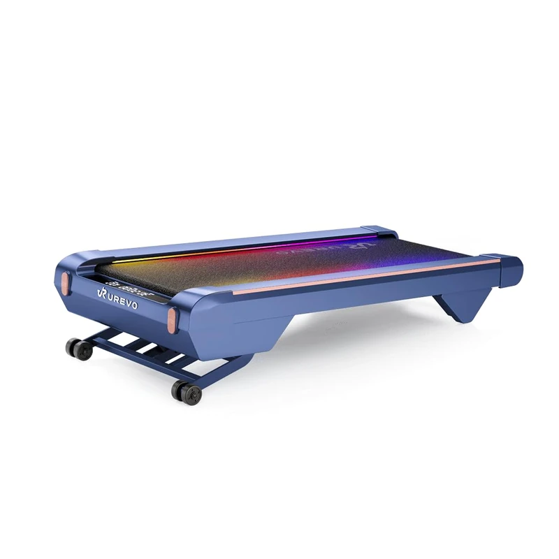 UREVO CyberPad Walking Pad Treadmill with Auto Incline, Quiet Under Desk Treadmill for Home, Compact Design with App Control & Shock Absorption Fitness Trainer