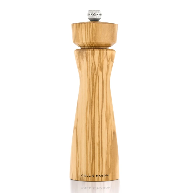 Cole & Mason Portabello Pepper Grinder Made from Italian Olive Wood 20cm