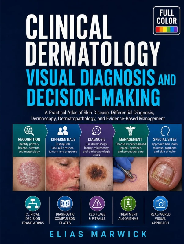 Clinical Dermatology: Visual Diagnosis and Decision-Making: A Practical Atlas of Skin Disease, Differential Diagnosis, Dermoscopy, Dermatopathology, and Evidence-Based Management