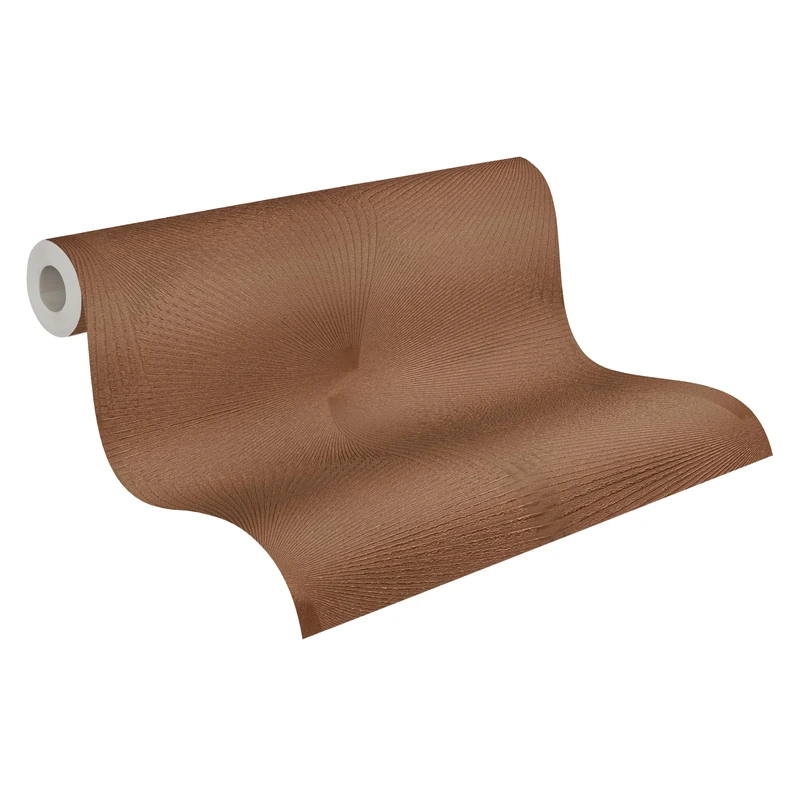 A.S. Création Wallpaper 3D Diamonds – Copper, Metallic – 10.05 x 0.53 m
