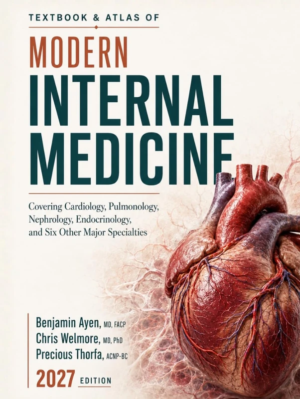 Textbook & Atlas of Modern Internal Medicine: Evidence-Based Clinical Reference on Cardiology, Pulmonology, Nephrology, Endocrinology, and 6 Other ... Physicians, Residents and Medical Students