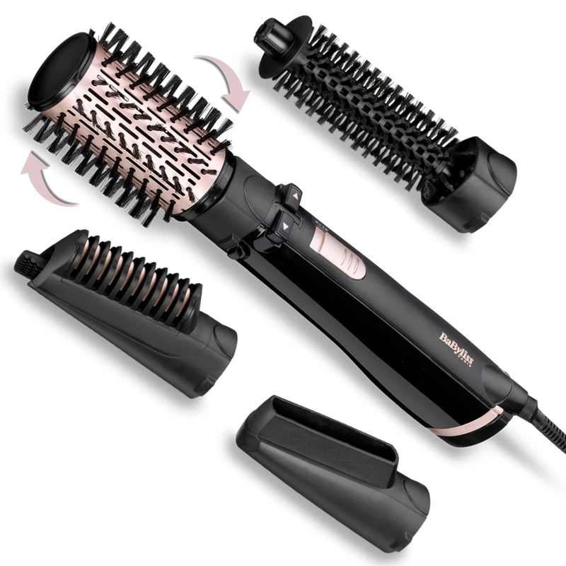 BaByliss Smooth Style 1000 Big Hair Rotating Hot Air Styler, Black