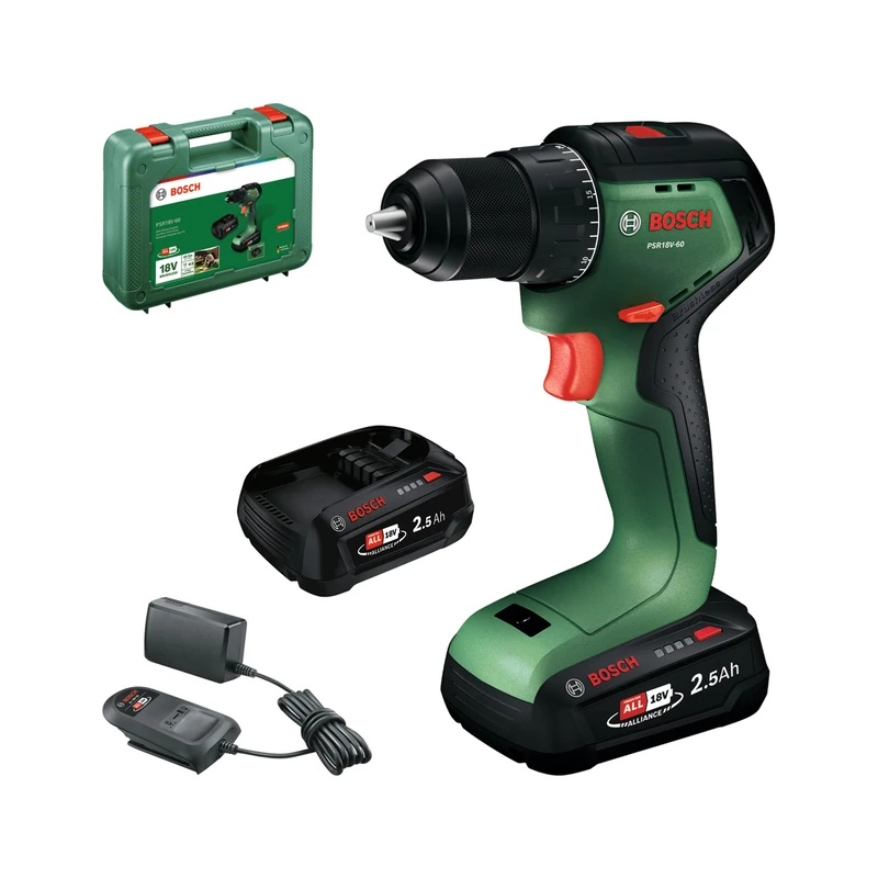 Bosch PSB18V-60 Impact Drill - 18V Compact 2-Speed
