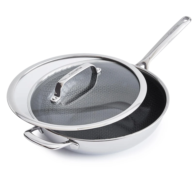 Greenpan GP-GP5 3PLY Ind Cubes Bl 9011+Bl_9G cvd Wok+HH 30cm/4.7L