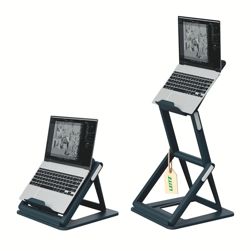 Leitz Ergo 2-in-1 Sit-Stand Laptop Stand, IGR-Certified Height Options