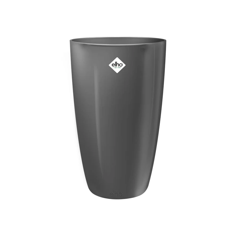 elho brussels diamond round high 32cm flower pot - Anthracite