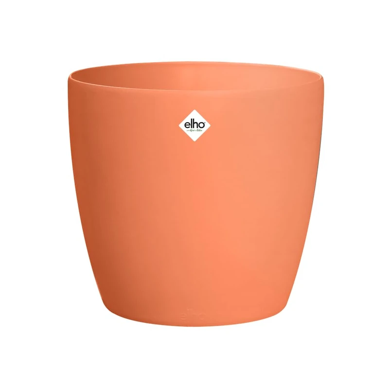 elho brussels round wheels 40cm flower pot - Mild Terra