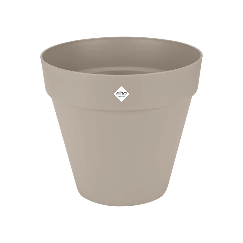 elho loft urban round 70cm flower pot - Mushroom Beige