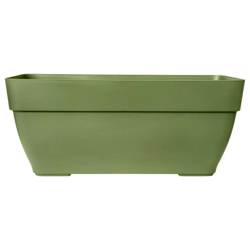 elho vibia campana terrace trough 80cm plant pot - Moss Green