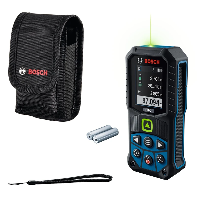 Bosch PRO GLM100-36CG Laser Measure, 100 m, Green Laser, Bluetooth, IP65