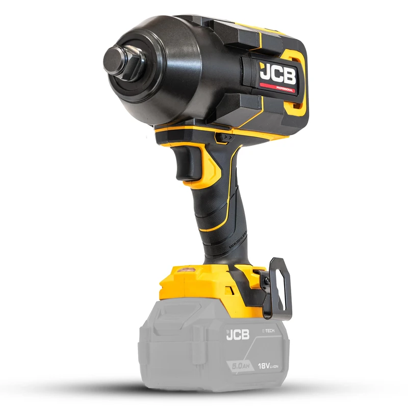 JCB Pro 18V Brushless Cordless Impact Wrench, 3/4" Drive, 2000Nm Breakaway Torque, 1800Nm Fastening Torque, Body Only, 3 Year Warranty