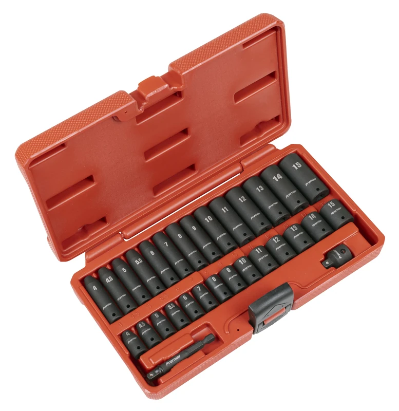 Sealey Premier 1/4" Sq Drive Impact Socket Set 30pc - AK5640M
