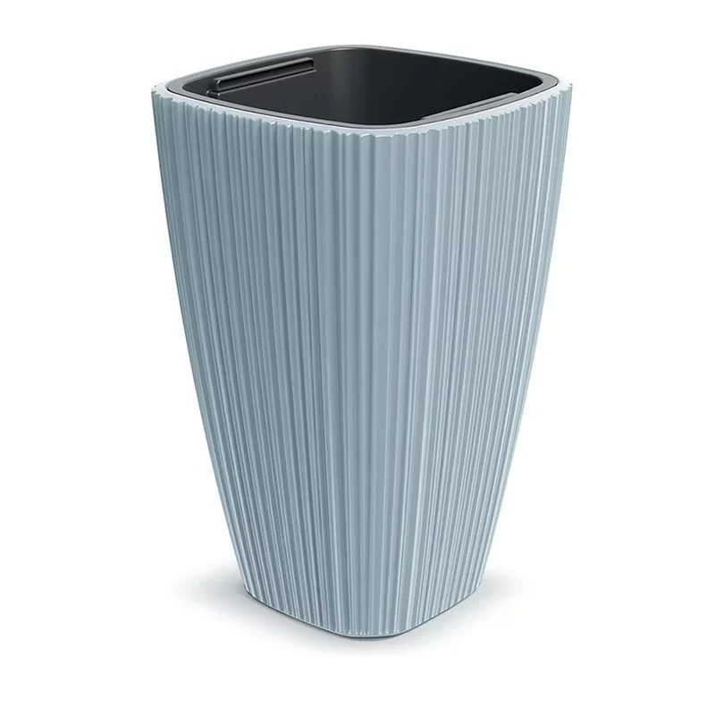 Prosperplast ORO Square Planter 39x39x60cm - Light Grey