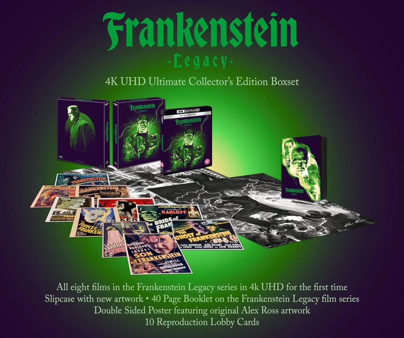 Frankenstein Legacy Limited Ultimate Collector’s Edition [4k UHD] [Blu-ray] [Region B]