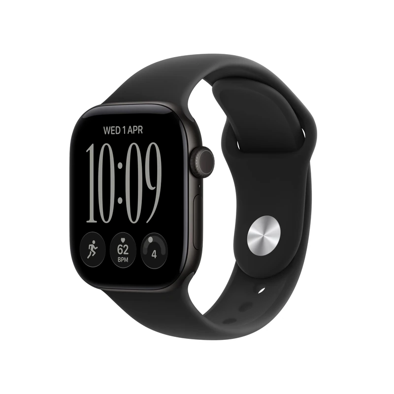 Apple Watch Series 12 GPS + Cellular 42mm Smartwatch Black Aluminium Case