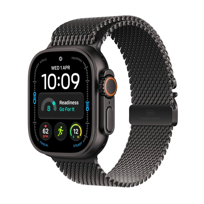 Apple Watch Ultra 4 GPS + Cellular 49mm Smartwatch Black Titanium Case