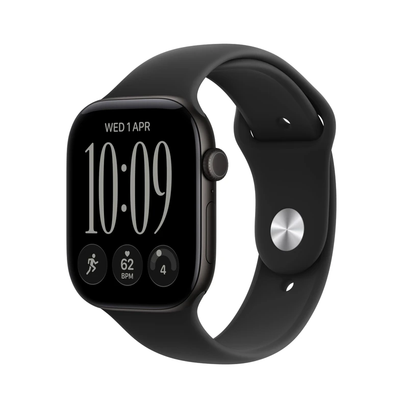 Apple Watch Series 12 GPS + Cellular 46mm Smartwatch Black Aluminium Case