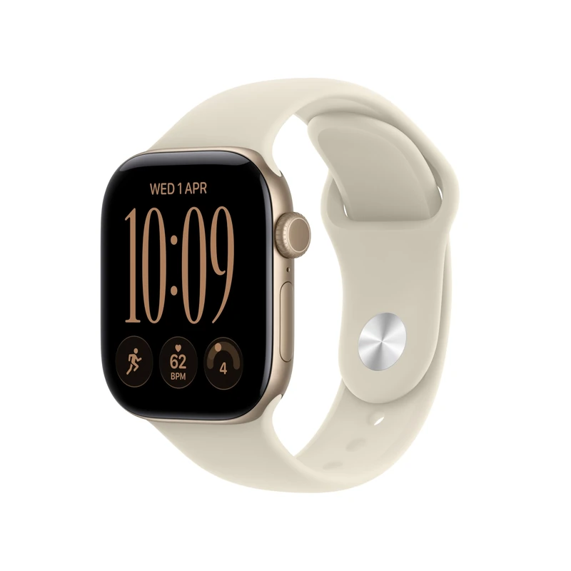 Apple Watch Series 12 GPS + Cellular 42mm Light Gold Aluminium Case