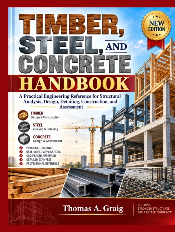 Timber, Steel, And Concrete Handbook: A Practical Engineering Reference for Structural Analysis, Design, Detailing, Construction, and Assessment