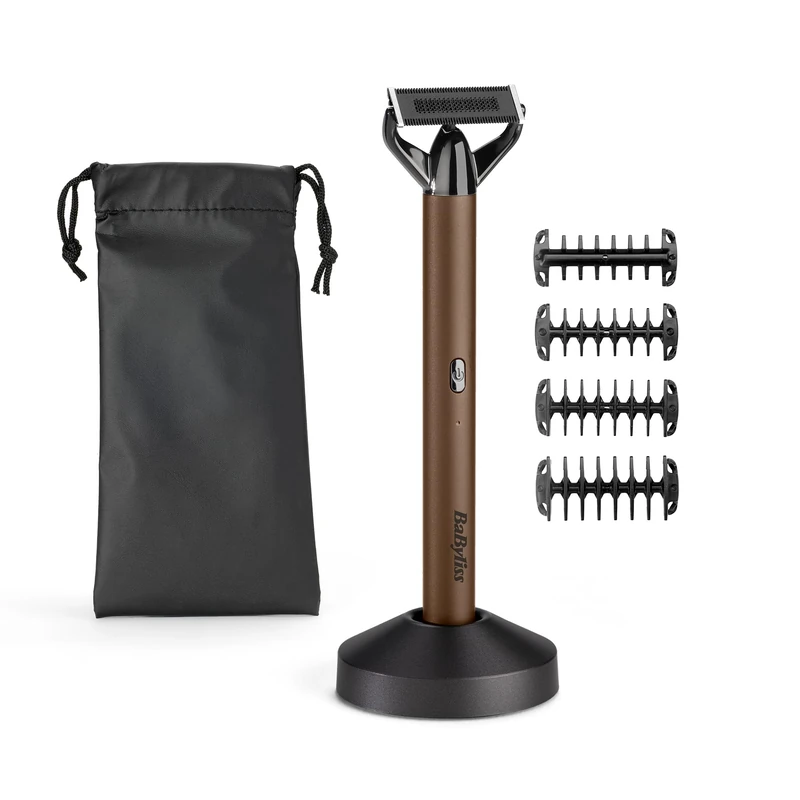 BaByliss X-Blade Electric Shaver, Stubble and Beard Trimmer for Men, Bronze