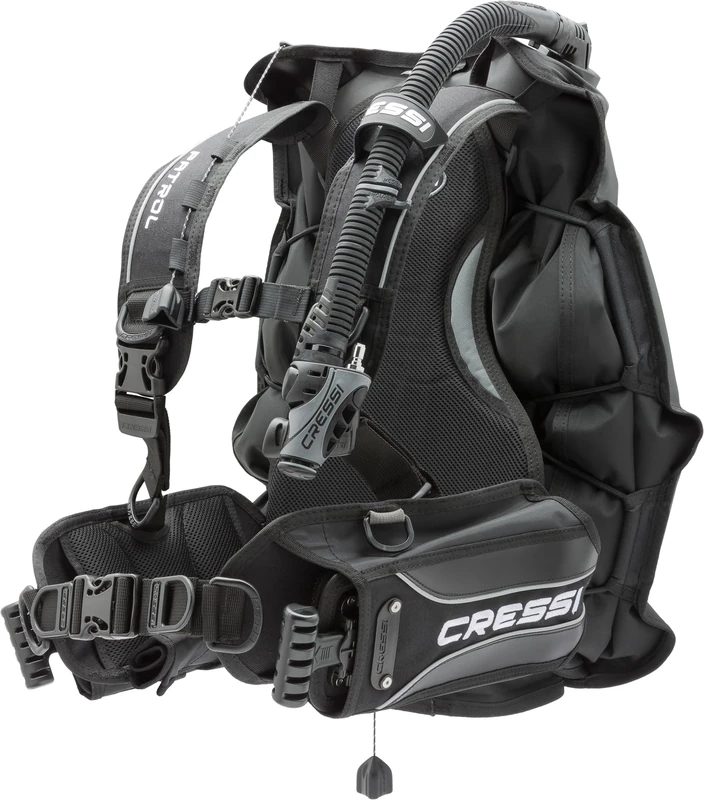 CRESSI since 1946 - Patrol Lightweight Back Inflation BCD - Black XL