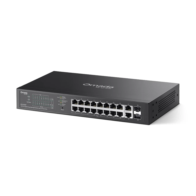 TP-Link Omada ES220GP 20-Port Gigabit PoE+ Switch - 150W