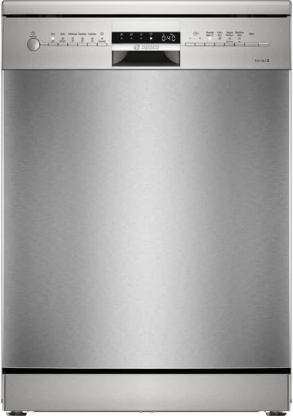 Bosch Series 2 SMS2ITI67G Freestanding Dishwasher, 60cm, Extra Dry
