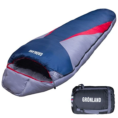 Mumienschlafsack Schlafsack Winter -23°C XXL 1900g Alaska Camping Grönland