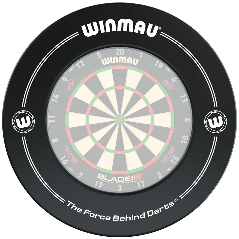 Winmau Printed Black Dartscheibe Surround Suitable for All Winmau Bristle Dartboards