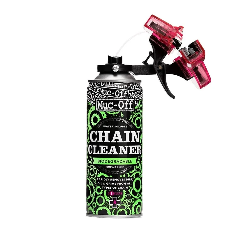 Muc Off Chain Doc -Fahrradkettenreinigungsgerät mit rotierenden Reinigunsbürsten -Schnelle Reinigung -Inkl. 400 ml Biologisch Abbaubares Spray Kettenreiniger Fahrrad-Fahrrad Reinigungsset/Bike Cleaner - Image 1