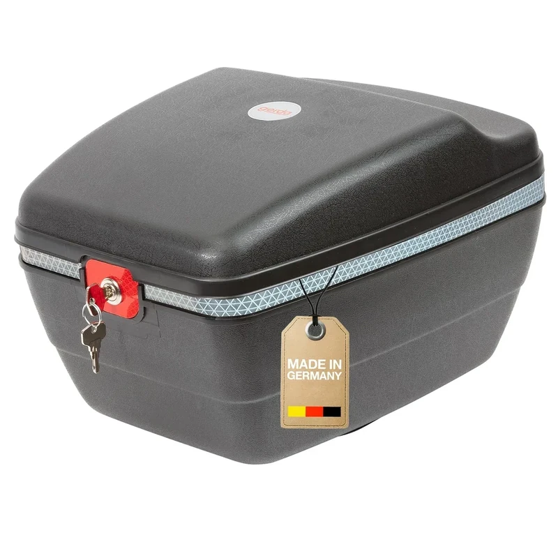 Westmark Fahrradkoffer für alle Gepäckträger, inkl. Befestigungsmaterialien, diebstahlsichere Befestigung, 14 Liter, Touring Tresor, 5430GE6S