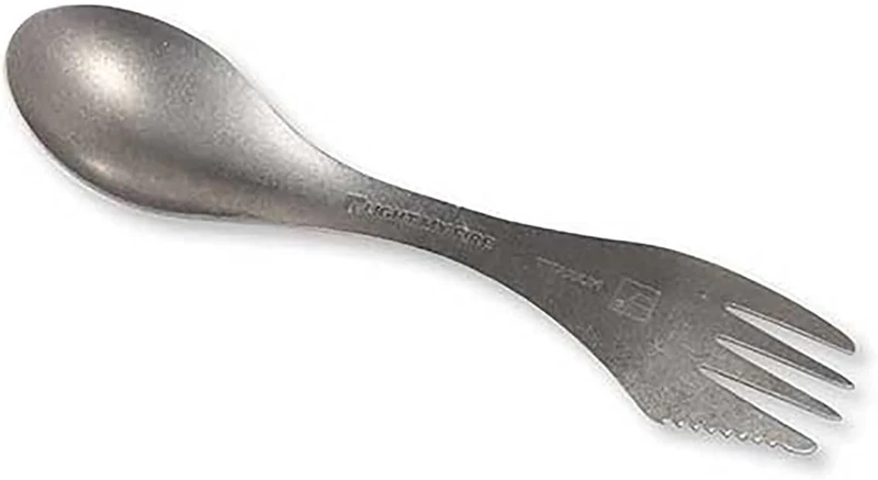 Light My Fire Spork Titan 3-in-1 Campingbesteck mit Löffel, Gabel und Messer - Leicht und Tragbar