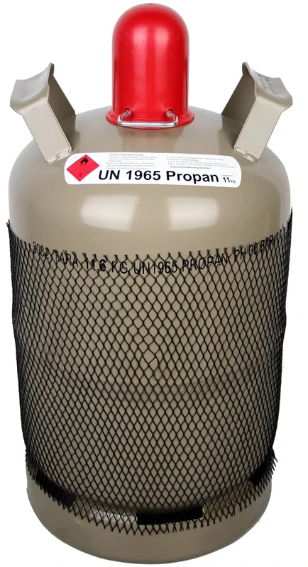 Campinggas Gasflasche 11 kg Stahlflasche Propangas - Image 1