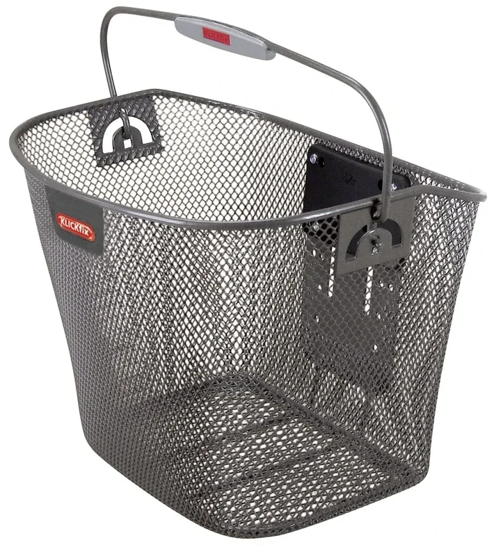 KLICKfix Farradtasche Uni Korb, Feinma. Anthrazit Lenkerkorb, 25 x 36 x 26 cm - Image 1
