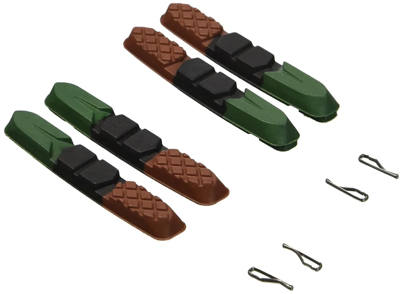 XLC Bremsschuhe Ersatzbremsgummi BS-X09 4er Set 72 mm, mehrfarbig, 2500384700