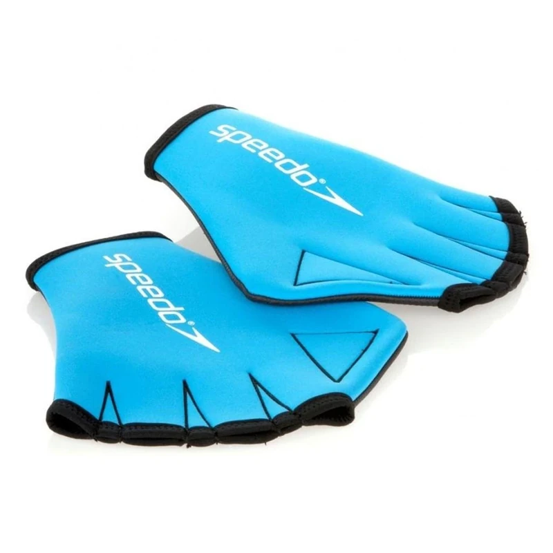 Speedo Trainings-Geräte Hilfen I Aqua Glove, blau/grau, S, 8069190309