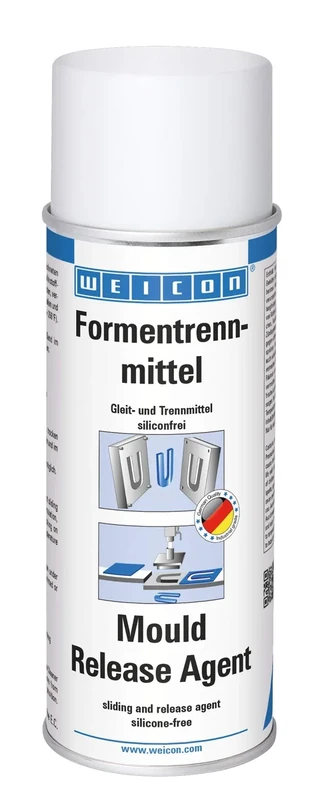 WEICON Formentrennmittel / 400ml / hochwertiges Silikon -freies Trennspray/verhindert effektiv das Haften an Kunststoffen Metallen Werkzeugen/farblos