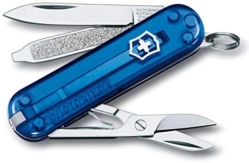 Victorinox Unisex Taschenmesser, Blau Transparent, One Size