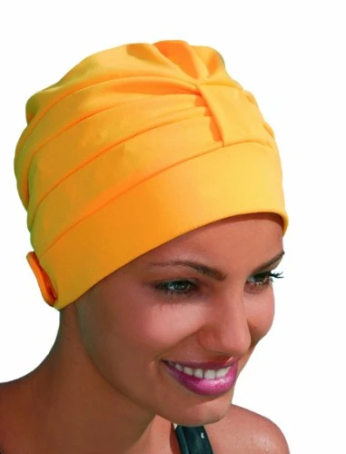 Fashy Stoffbadehaube, gelb, 3473 30_30