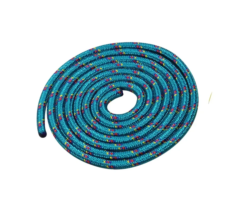 Seilspringen - Springseil 3 Meter - schönes Muster - grün