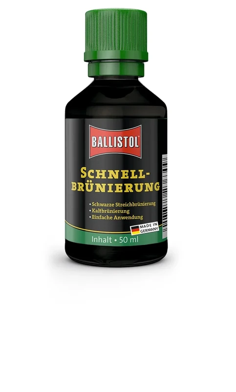 BALLISTOL Unisex Erwachsene Waffenpflege Klever Schnellbrünierung Ballistol 23630 Schnellbruenierung 50ml, keine farbe, Einheitsgröße EU