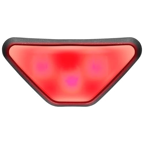 uvex Plug-in LED – passend für uvex urban Planet - Zubehör für Damen und Herren - inkl. Klippbefestigung - Dauer- oder Blinklicht - Black-red - one Size
