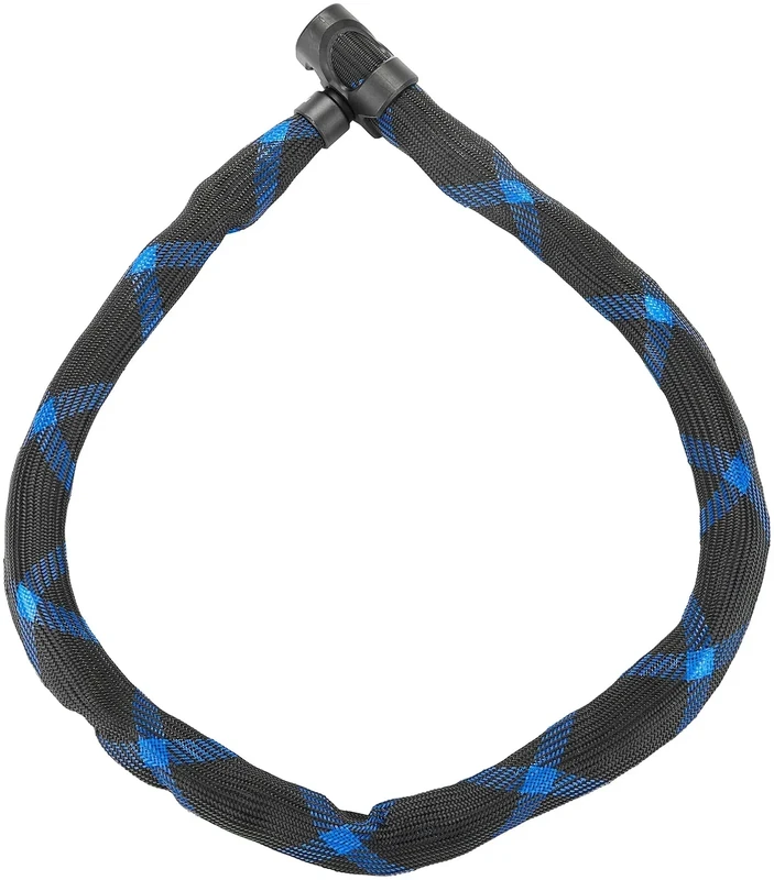 ABUS Kettenschloss Ivera Chain 7210 – Fahrradschloss mit Kunstfaserummantelung – ABUS-Sicherheitslevel 8 – 110 cm – Schwarz, 55142, Black - Image 1