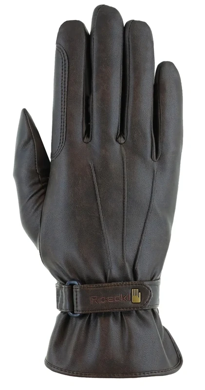 Roeckl Sports Reithandschuh Weymouth, Turnier Winter Handschuh, Mokka Antik 10.5