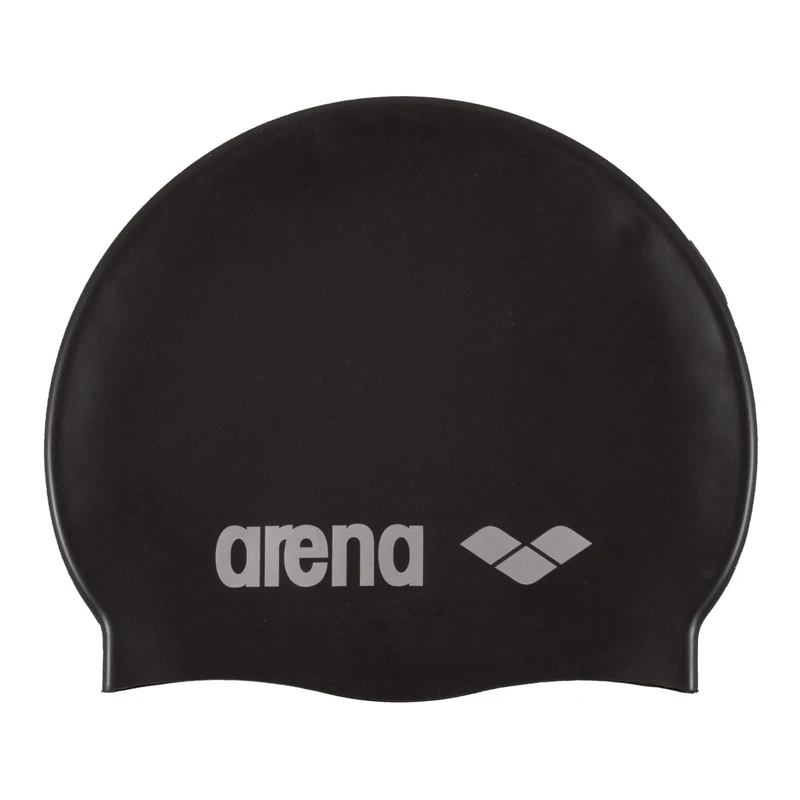 ARENA Classic Unisex Silikon-Badekappe, Schwimmkappe für Frauen und Männer, Badekappe mit Verstärktem Rand, Weiche und Strapazierfähige Schwimmkappe