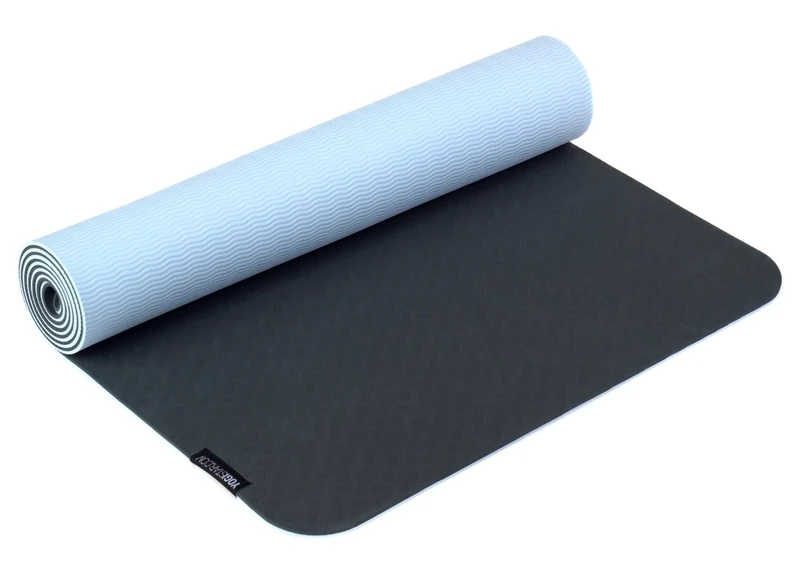Yogamatte Yogimat® Pro Anthrazit, Hellblau