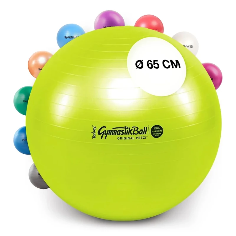 PEZZI Original Ball Maxafe Physio Gymnastik Therapie Bürostuhl apfelgrün 65 cm